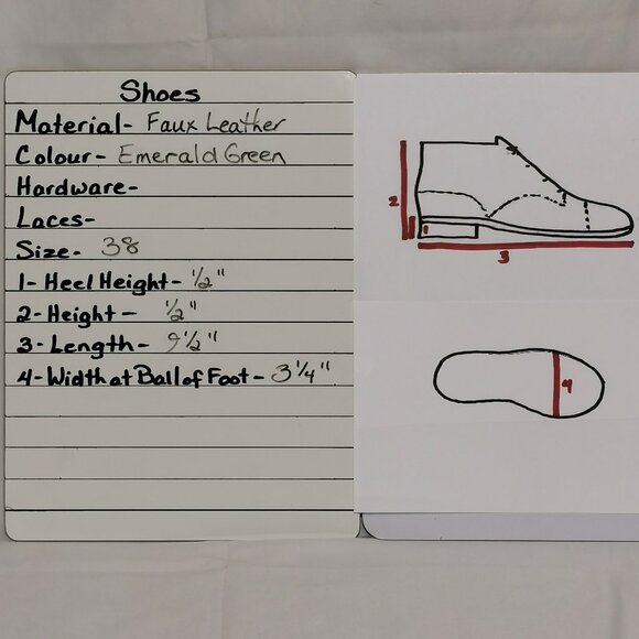 🦋 3/$20 Green Open Toe Slide Sandals Size 38 NWOT #29 - Picture 8 of 8